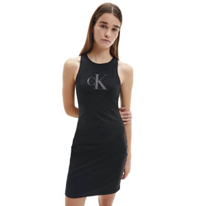 Calvin Klein dámské černé šaty - S (BEH)